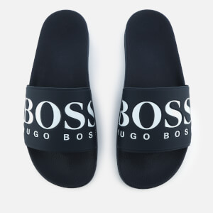 BOSS Men's Solar Slide Sandals - Dark Blue