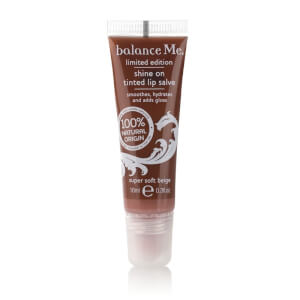 Balance Me Shine On Tinted Lip Salve Super Soft Beige