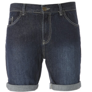 Brave Soul Men's Uganda Denim Shorts - Dark Wash
