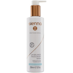 Gel de rostro y cuerpo equilibrante del pH de Sienna X