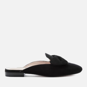 Dune Women's Genela Suede Slide Flats - Black