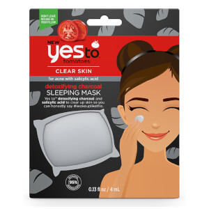 yes to Tomatoes Detoxifying Charcoal Sleeping Mask -yönaamio, 4ml