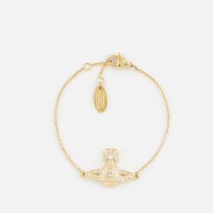 Vivienne Westwood Women's Minnie Bas Bracelet - White Crystal