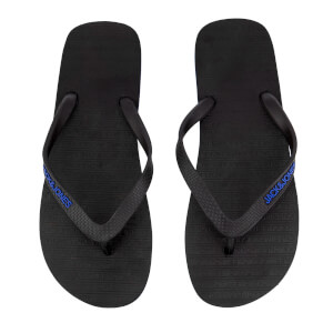 Jack & Jones Men's Plain Flip Flops - Anthracite/Turkish Sea