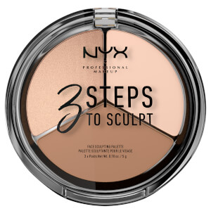 NYX Professional Makeup 3 Steps to Sculpt Face Sculpting Palette - Fair
