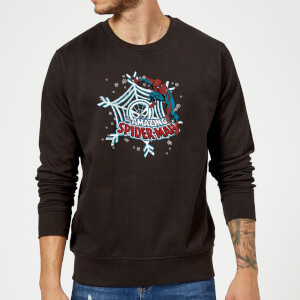 Sudadera Navidad Marvel Comics "Amazing Spider-Man" - Hombre/Mujer - Negro