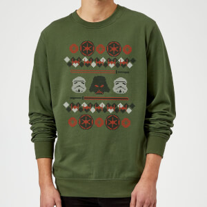 Star Wars Empire Knit Green Christmas Sweatshirt