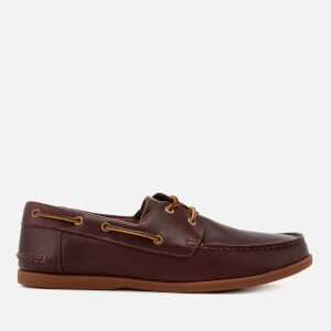 Clarks Men's Morven Sail Leather Boat Shoes - British Tan