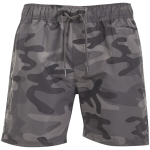 Bañador Crosshatch Camo - Hombre - Gris camuflaje