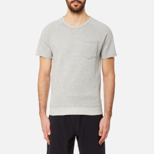 Superdry Men's Sport Gym Locked Short Sleeve Sweatshirt - Gym Grey Grit
