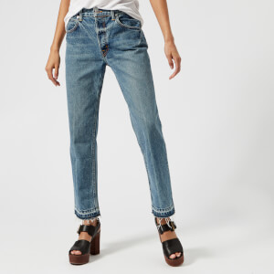 Helmut Lang Women's Straight Jeans - Light Blue