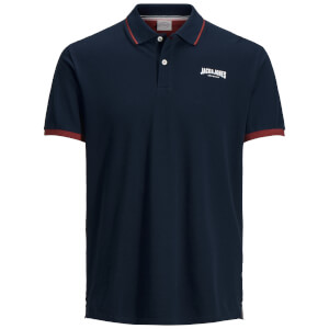 Jack & Jones Men's Originals Retro Polo Shirt - Total Eclipse