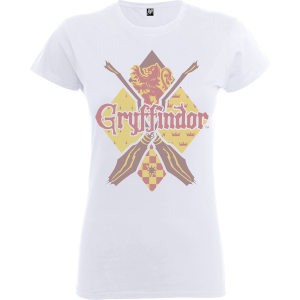 Harry Potter Gryffindor Dames T-shirt - Wit