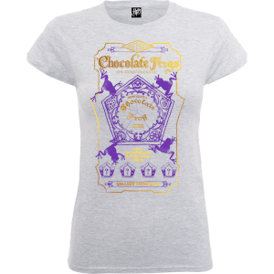 Harry Potter Honeydukes Purple Chocolate Frogs Women's Grey T-Shirt
