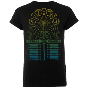 T-Shirt Homme Charmes et Sorts - Harry Potter - Noir
