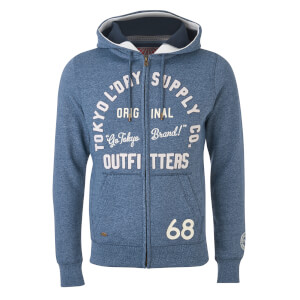 Tokyo Laundry Men's Marshall Bay Hoody - Mood Indigo