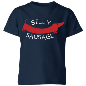 My Little Rascal Silly Sausage Kids' T-Shirt - Navy