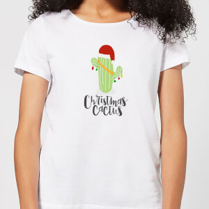 Christmas Cactus Women's T-Shirt - White