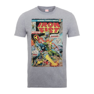 Marvel Comics Iron Fist Atomic Man Men's Grey T-Shirt
