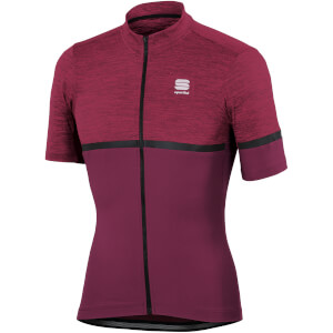 Sportful Giara Jersey - Bordeaux/Raspberry Wine/Black