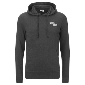 Jack & Jones Men's Core Cell Hoody - Dark Grey Marl