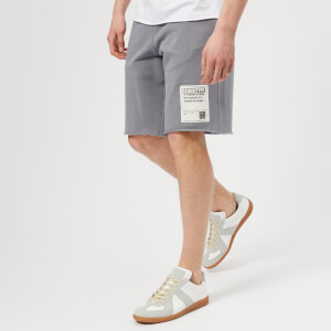 Maison Margiela Men's Cotton Jersey Stereotype Shorts - Shark