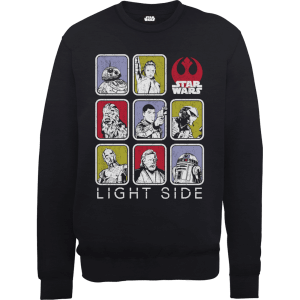 Star Wars The Last Jedi Light Side Black Sweatshirt