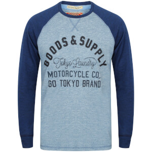Camiseta manga larga Tokyo Laundry Redwing Cove - Hombre - Azul