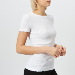 Helmut Lang Women's Chewed Up Vintage T-Shirt - White
