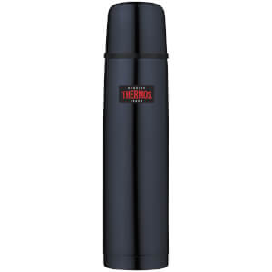 Thermos Light and Compact Stainless Steel Flask - Midnight Blue 1L