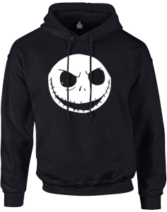 Disney The Nightmare Before Christmas Jack Skellington Black Pullover Hoodie