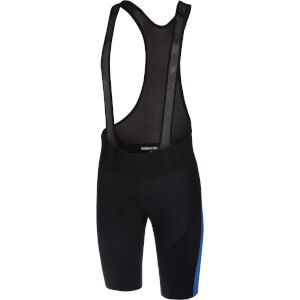 Castelli Velocissimo IV Bib Shorts - Black/Surf Blue