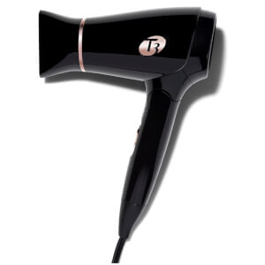 T3 Featherweight Compact Hairdryer - Black Rose Gold