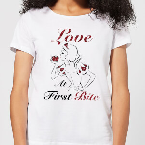 Disney Princess Snow White Love At First Bite Women's T-Shirt - White