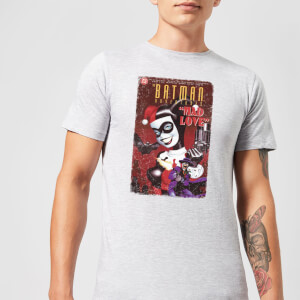 DC Comics Batman Harley Mad Love T-Shirt - Grey
