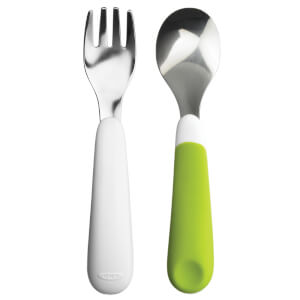 OXO Fork and Spoon - Green
