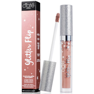 Жидкая матовая помада с блестками, меняющая текстуру Ciaté London Glitter Flip Lipstick - Undressed