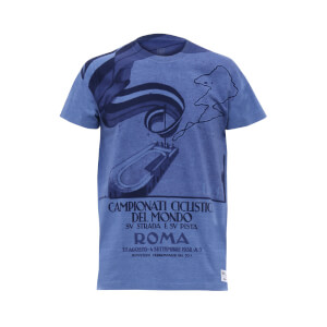 Santini UCI Rainbow Roma 1932 T-Shirt - Blue