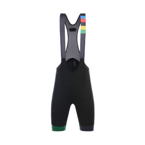 Santini UCI Grandi Campioni Roche Bib Shorts - Black/Green