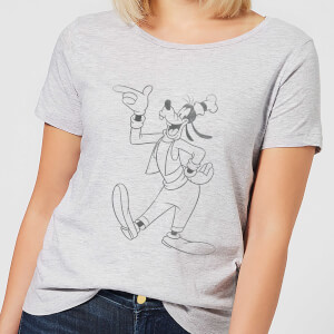 T-Shirt Femme Dingo Classique (Disney) - Gris