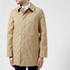 Aquascutum Men's Berkeley SB Raincoat - Camel