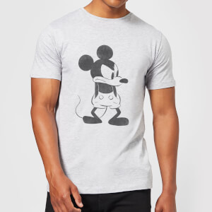 Disney Mickey Mouse Angry T-Shirt - Grey