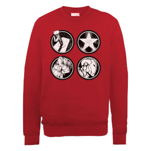 Sweat Homme Marvel Avengers Assemble - Logo Principal - Rouge