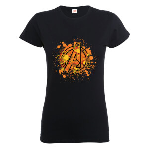 T-Shirt Femme Marvel Avengers Assemble - Logo Spider-Man Halloween - Noir