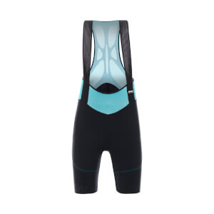 Santini Women's Volo Aero Light Bib Shorts - Nautica/Aqua