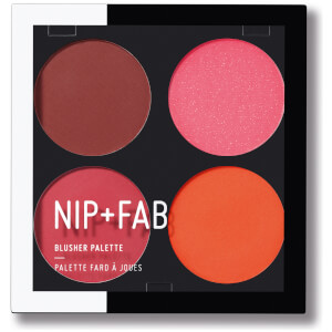 NIP+FAB Make Up Blusher Palette -poskipunapaletti, Blushed Brights 02 15,2g