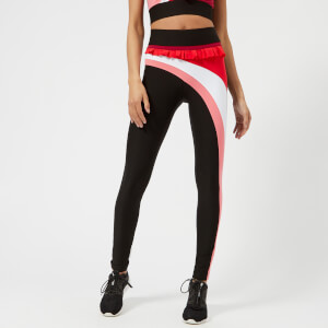 NO KA'OI Women's Nalu Kela Leggings - Black/Red