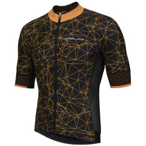 Nalini Naranco Short Sleeve Jersey - Black/Fluro Orange