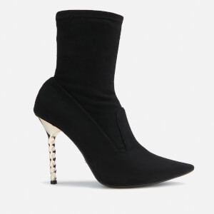 Dune Women's Ozana Heeled Sock Boots - Black