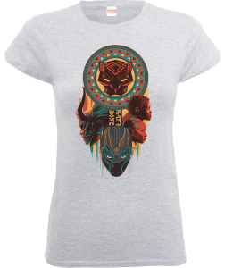 Black Panther Totem Women's T-Shirt - Grey